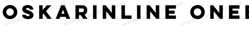 oskarinline onebold字体转换